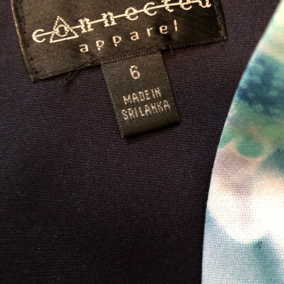 Adult size 6 floral fitted dress - Picture 4 of 10